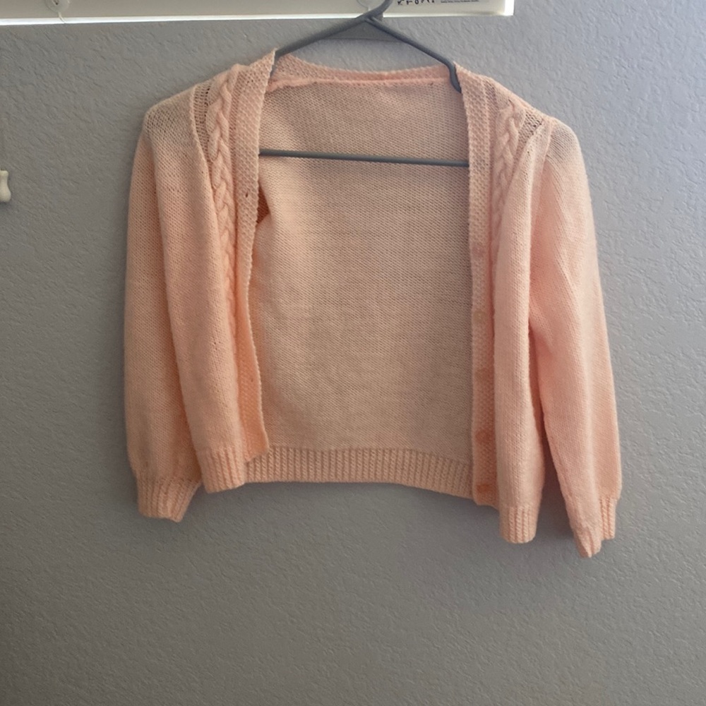 Kids Pink Cardigan